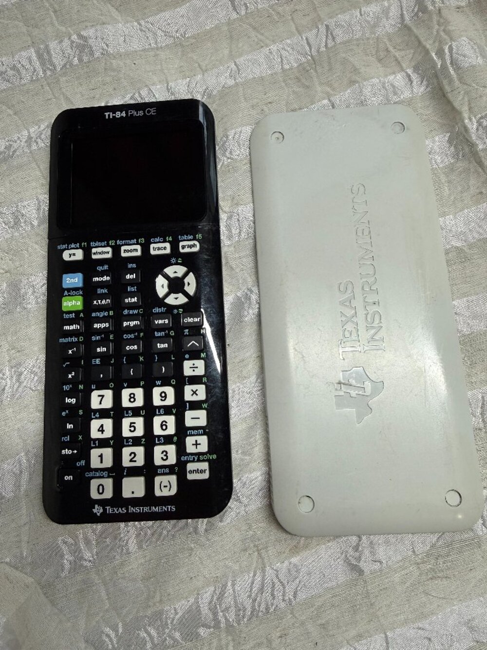 Texas Instruments TI-84 Plus CE Color Graphing Calculator Black w/ Slide Cover